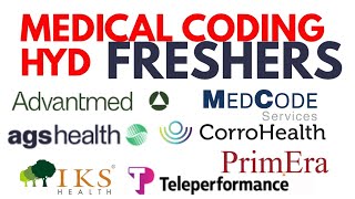 MEDICAL CODING JOBS -  FRESHERS & EXPERIENCED !!