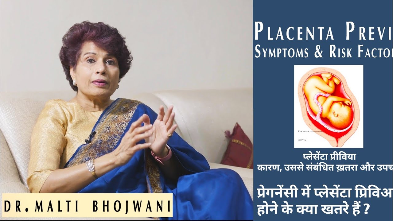 Placenta Previa - Detailed Explained By Dr Malti Bhojwani | प्लेसेंटा प्रिविआ क्या होता है ?