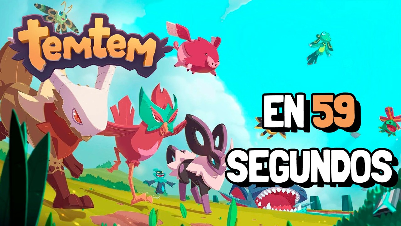 TEMTEM EN 59 SEGUNDOS 👾🃏  | Gameplay | Sin comentarios.