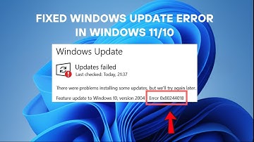 Fix Windows Update Error 0x80244018 on Windows 10 & 11 — Step-by-Step Guide