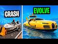 Every Time I Crash, My Boat Car EVOLVES in GTA!