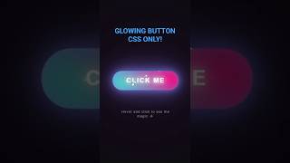 Create an Insane Glowing Button Animation with CSS!