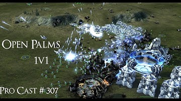 Supreme Commander 2 Pro Cast # 307 1v1 on Open Palms Epic Gameplay - Steal Speaks
