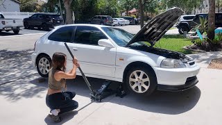 first time replacing drum brakes + wheel bearings on my project car