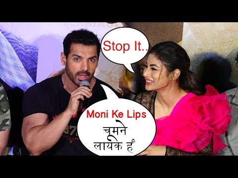 John Abraham Making Fun Of Mouni Roy | Romeo Akbar Walter Trailer Launch