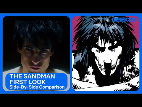 The Sandman First Look | Comic Side-by-Side Comparison | Netflix Geeked