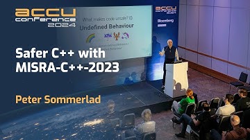 Safer C++ with MISRA-C++-2023 - Peter Sommerlad - ACCU 2024