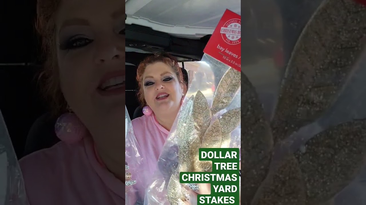 DOLLAR TREE CHRISTMAS YARD STAKES