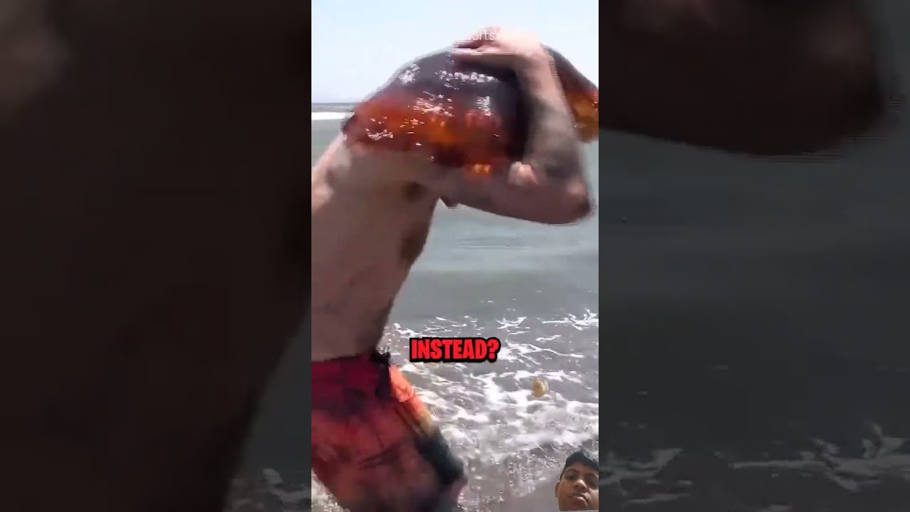 How To Survive Jellyfish Attack!Add a comment.😨#viral #facts #funny #shortvideos #automobile #shorts