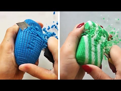 Relaxing ASMR Soap Carving | Satisfying Soap Cutting Videos #20