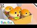 Câu chuyện thú vị của những chiếc Hamburger | Tuyển tập bài hát Hamburger | Nhạc thiếu nhi | BabyBus