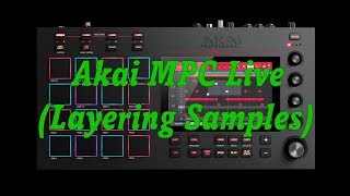Akai MPC Live (Layering Samples)