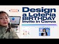 Design a Lotería-Style Birthday Invite in Canva | Beginner Friendly