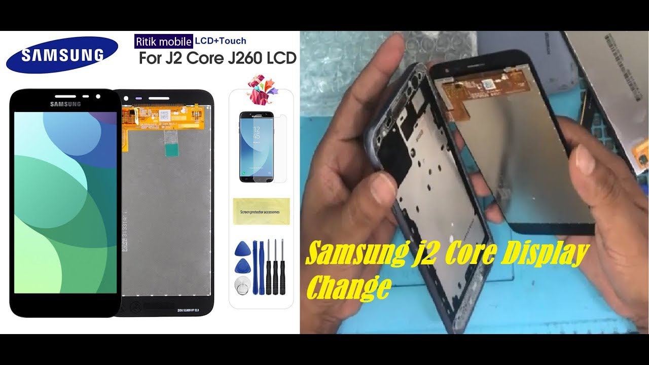 Samsung Galaxy j2 core sm-j260 Lcd screen replacement | Samsung j2 Core Display Change