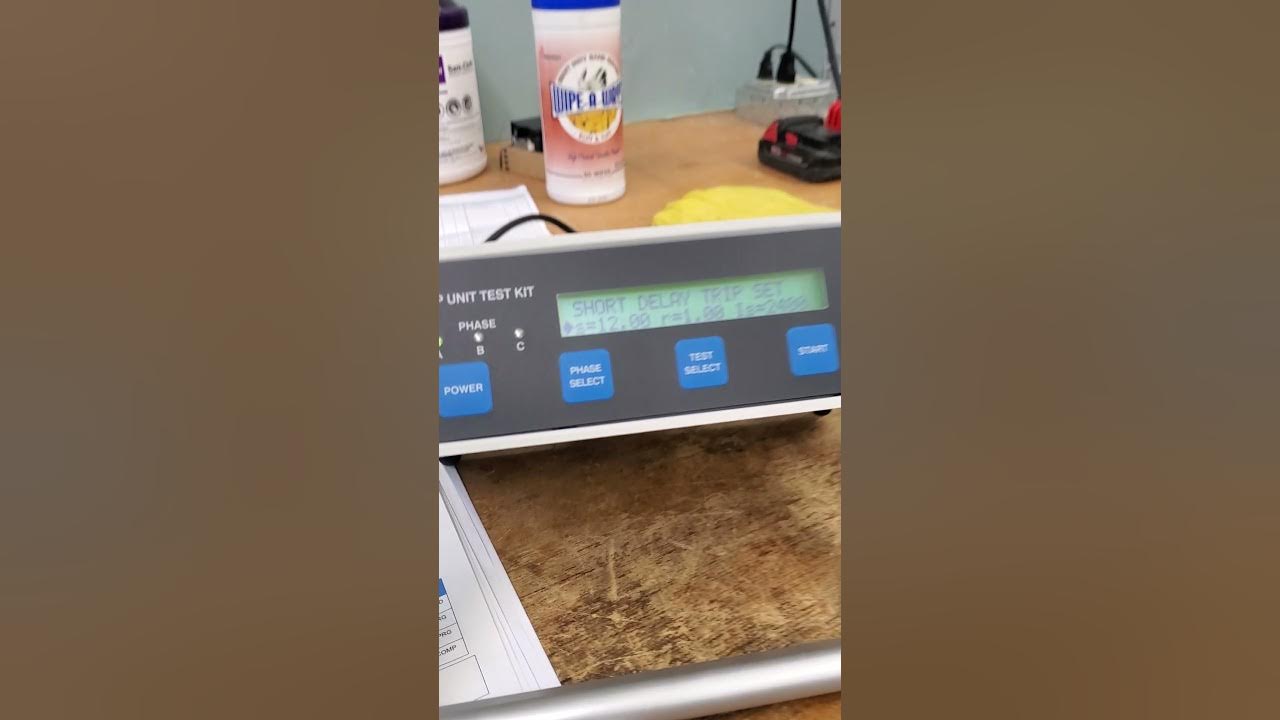 Short time delay test digitrip 1150 YouTube