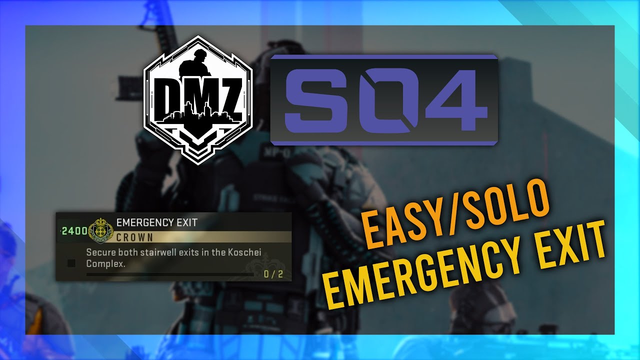Emergency Exit (Crown) GUIDE | DMZ Season 4 Mission Guide | Vondel Guide thumbnail