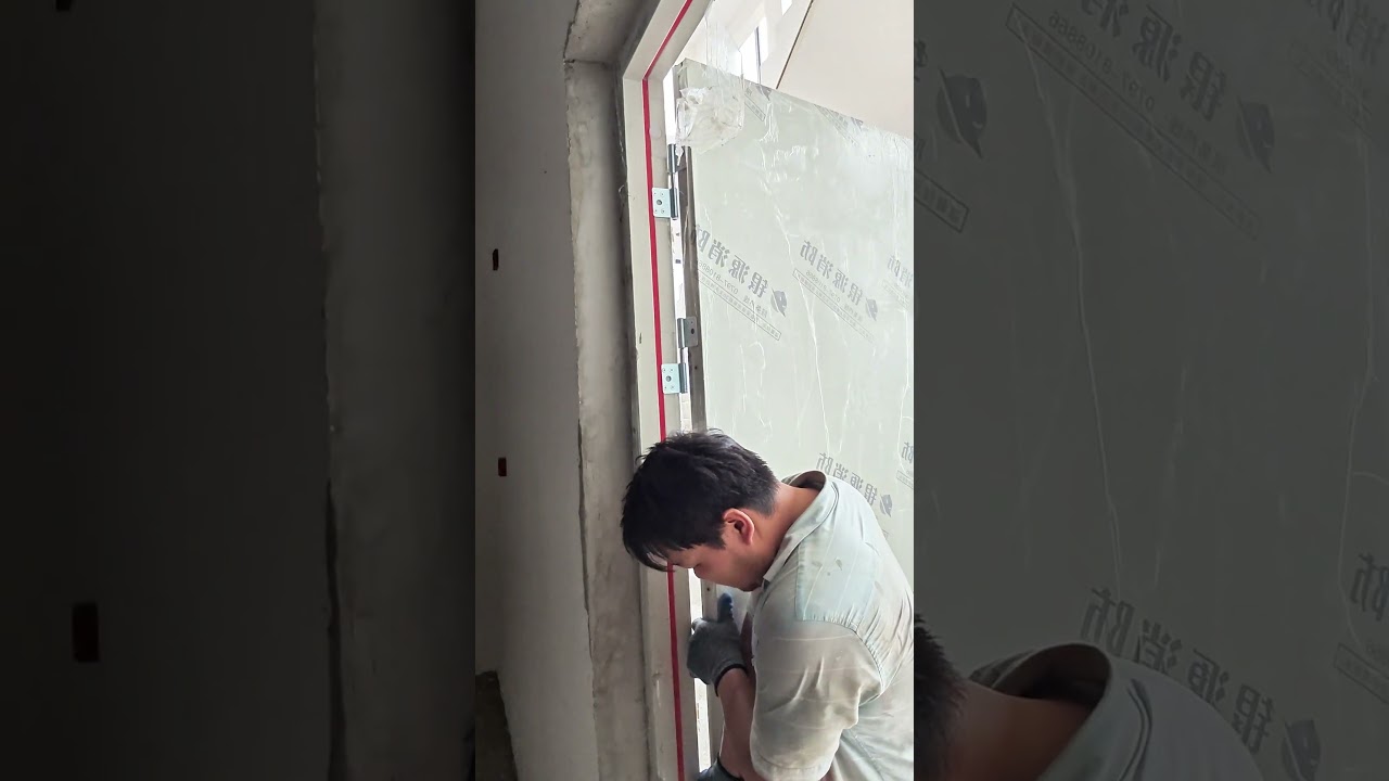 Fire-rated door frame assembly