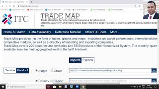 Trade Maps إكتشاف الأسواق الخارجية وبيانات أى منتج للتصدير والاستيراد