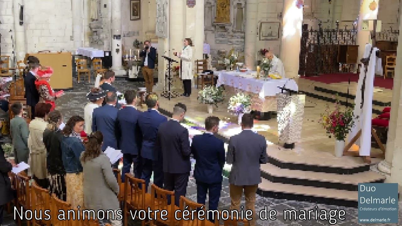 Nous animons votre cérémonie de mariage à l'église. Musique & chant pour bénédiction nuptiale, messe