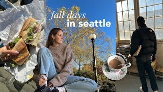 fall days in seattle | afternoon tea, cold walks in the city & quality time
