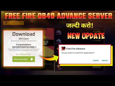 how-to-download-free-fire-ob40-advance-server-/-open-free-fire-advance-server-update
