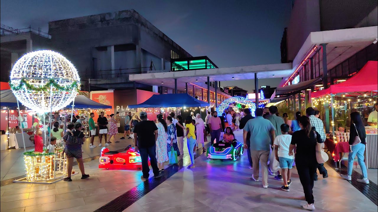 Night in Tribeca Mall | New Tribeca Side Christmas Market 🇲🇺🎄