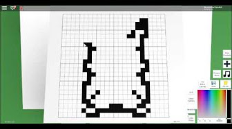 Pixel Art Creator Youtube - roblox making a pusheen cat pixel art youtube