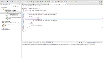 Multithreaded Blocking server