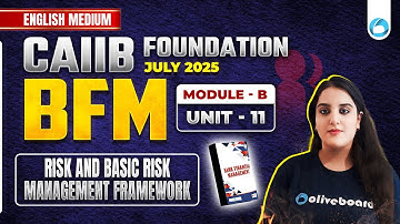 CAIIB BFM Module B Unit 11 | Risico en basisrisicomanagementkader | CAIIB BFM Engelstalig