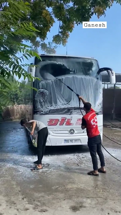 Bus Wash Out Of India #shorts #viral #ytshorts #youtubeshorts #trending #uae