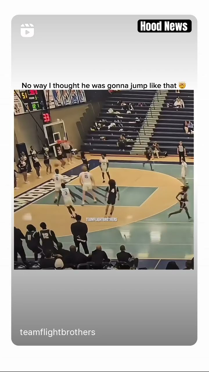 I didn’t expect this #hoodnews #basketball #hooper #omg