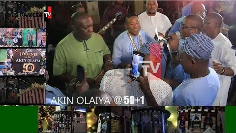 LAGOS BIG BOYS BARRYSHINE,COOLER,MIDO & OTHERS ON STAGE WITH K1 DE ULTIMATE AT AKIN OLAIYAS BIRTHDAY