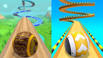 Going Balls VS GyroSphere Trials,Rolling Ball Sky Escape,Action Balls,Rolling Balance Ball 3D