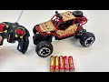 Unboxing RC off-road climbing car, RC city bus,  transformers cartoon car, RC famous steam train
