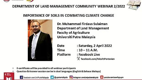 Importance of Soils to Combat Climate Change