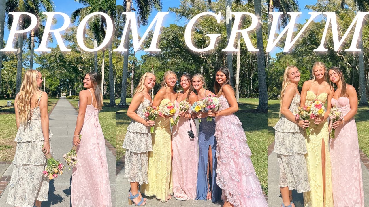 PROM GRWM! || back2back proms night 2