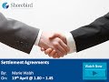 Settlement Agreements