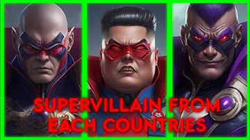 Asking Ai To Create A Supervillain For Different Countries ☠️🔥