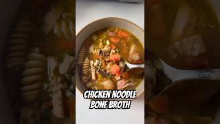 Healthy Cooking For My Family | Ep. 1 - Chicken Noodle Bone Broth Soup
This is the first thing I made for my wife after she gave birth to our second child a few days ago.
This Chicken Bone Broth Stew is a postpartum powerhouse full of nutrient dense collagen, electrolytes and protein. The broth is literally liquid gold. Plus it’s the most cost effective way to eat chicken.
Here’s the move. Buy a whole chicken and roast it on night one (my whole roast chicken recipe is coming soon 🤤) the next day pick the leftover chicken off the bone, brown an onion in olive oil then throw all the bones in a Dutch oven.
Add whatever old veggies you have in there too (like the tops of carrots, celery leaves, thyme, rosemary, garlic, etc) and a stock cube, salt & pepper, paprika, cumin And let that boil away for 3 1/2 hours on a soft boil.
The slow cooking method pulls all the beneficial nutrients and flavors out of the bones and connective tissues in the chicken and imparts all that flavory goodness into the stock. Then strain it into another bowl, pick off any other chunks of usable chicken meat that came off during the cooking process.
Now that the stock is made we build the stew. Using the same Dutch oven, cook a few slices of bacon (optional but recommended) then brown an onion in some butter, then add chopped carrot and celery and cook for a few minutes before adding the chicken and browning. Then add you stock back in, bring back to a soft boil and add some pasta and some lentils. Once those are cooked you’re ready to go!
Enjoy! 😉 #cooking #recipe #chicken #soup #postpartum Healthy Cooking For My Family | Ep. 1 - Chicken Noodle Bone Broth Soup