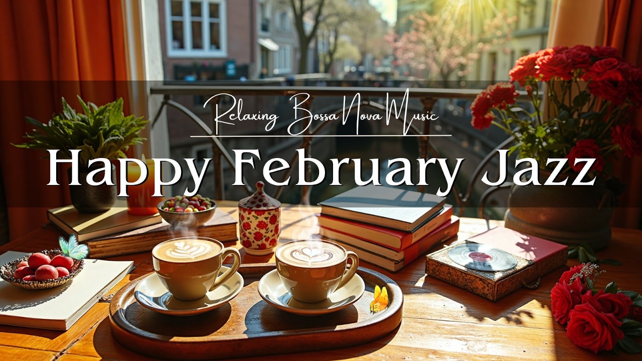 Happy February Jazz Music ☕ Bossa Nova Coffee Vibes for Good Mood, Study Focus & Relaxing Mornings