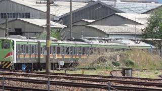 209系ハエ64編成が解体線へ移動 長野総合車両センター