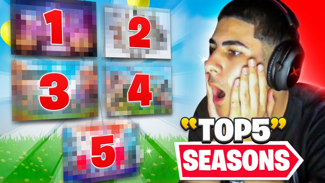 6F Esports Ranks The TOP 5 Seasons In Fortnite! (BEST SEASONS)