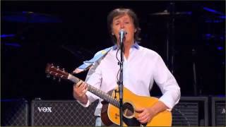 Paul McCartney Blackbird 12.12.12. Sandy relief concert HD chords