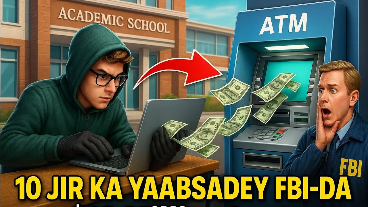 Hacker ka Jabsadey ATM ka $10 Million  xitaa Military Mareykanka Ayu Jabsadey || Qiso Xiiso Leh