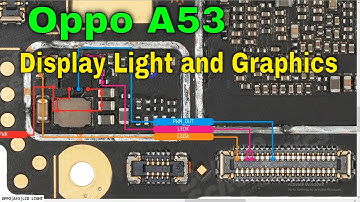 Oppo A53 Display Light and Graphics Jumper Ways