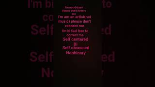 #nonbinary #bisexual
