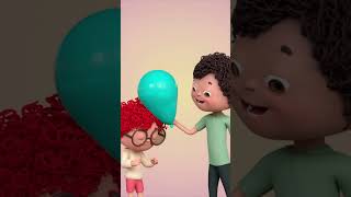 🎈 Balloons are a lot of fun! | Fun Video for Kids | HeyKids #shorts