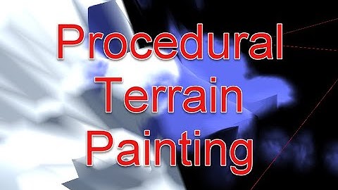 #Unity Procedural Terrain 16 - Splatmap/Texture/Painting Intro
