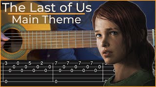 The Last of Us - Main Theme (Simple Guitar Tab) Resimi