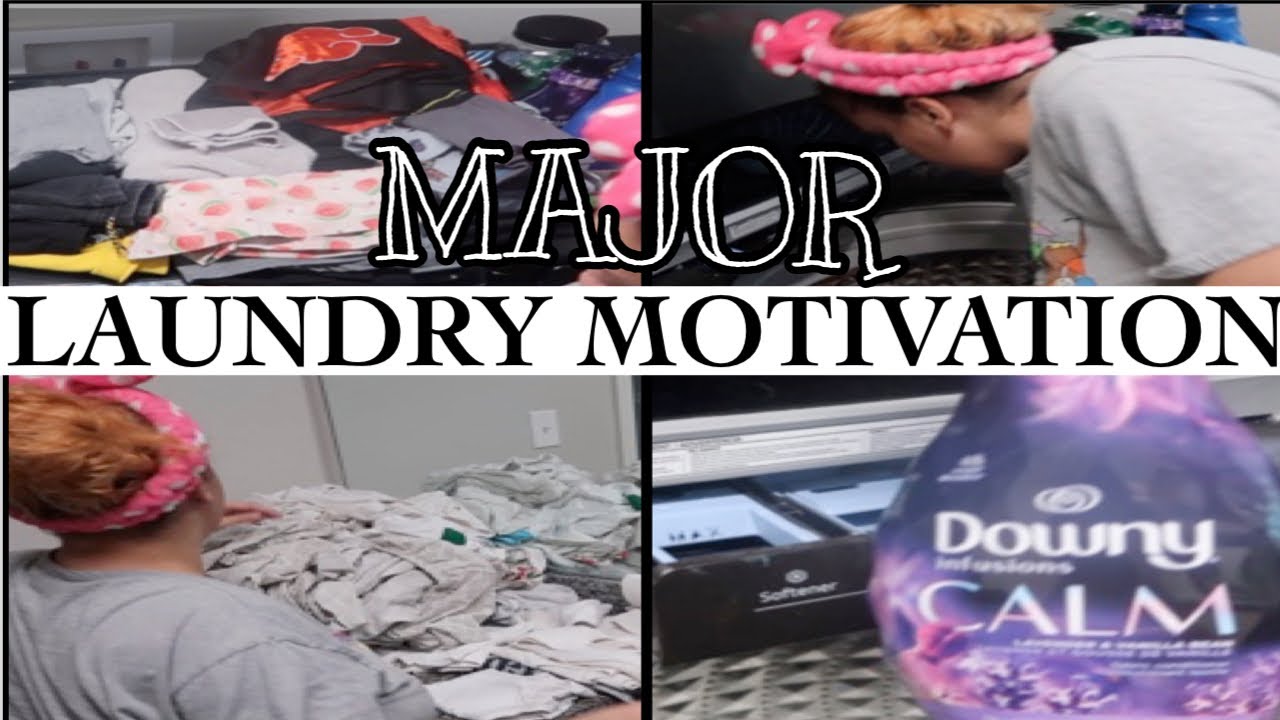 MAJOR LAUNDRY MOTIVATION || THE BEST LAUNDRY ROUTINE FOR BIG FAMILIES || LAUNDRY DAY